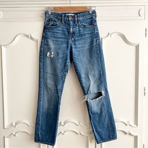 Madewell Straight Crop Jeans